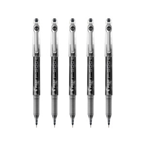 PLUS会员：PILOT 百乐 P500 中性笔 0.5mm 黑色 5支装