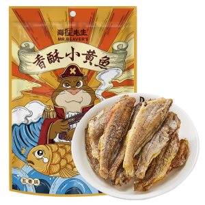 海狸先生 香酥小黄鱼 60g*4袋 11-15条/袋