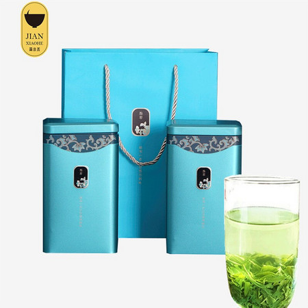 PLUS会员：简小禾 五峰珍眉绿茶 高山茶叶 双罐 500g