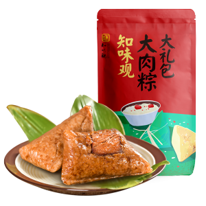 中华老字号 知味观 鲜肉粽子100g*4只