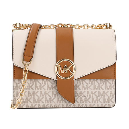 88VIP：MICHAEL KORS 迈克·科尔斯 Greenwich系列 小号老花单肩斜挎包