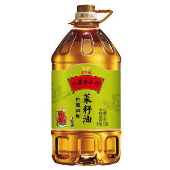 金龙鱼 外婆乡小榨 巴蜀风味菜籽油 6.18L