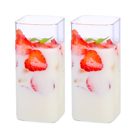 88VIP：MINGSHANGDE 明尚德 透明玻璃杯 400ml*2只装