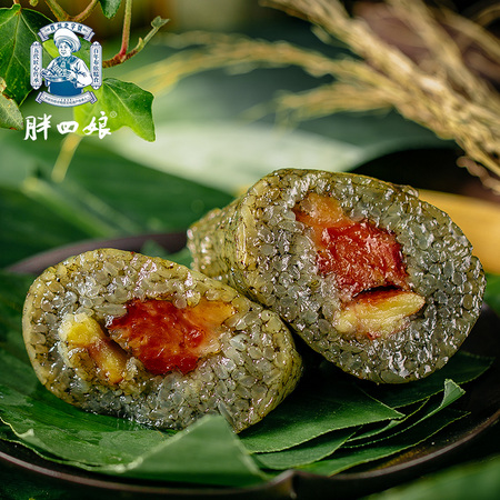 胖四娘 贵州特产 手工鲜肉板栗粽 240g