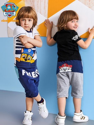 PAW PATROL汪汪队立大功 儿童休闲七分裤192PK102 券后29.9元包邮 105-140cm