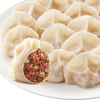 PLUS会员：思念 黑椒牛肉水饺 600g