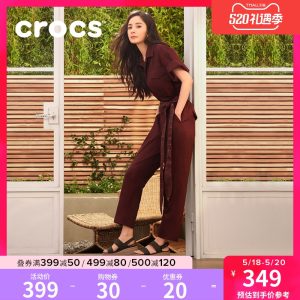 杨幂同款 Crocs 卡骆驰 女士厚底舒适凉鞋