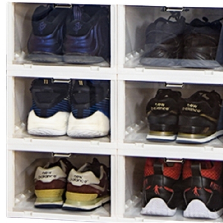 Citylong 禧天龙 前开盖收纳鞋柜 6个装 33.5*27.5*19cm 白色