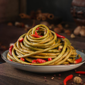 四川正宗老坛泡豇豆 500g*3袋