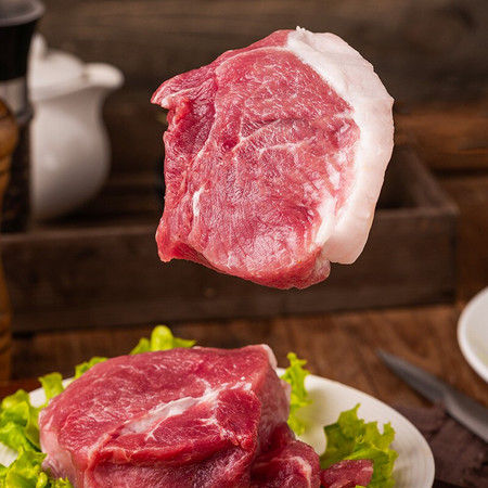 有券的上：LONG DA 龙大 猪后腿肉 500g