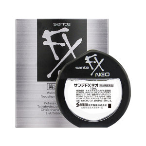 日本原产 参天 FX NEO 银装清凉型眼药水 12ml 缓解眼疲劳
