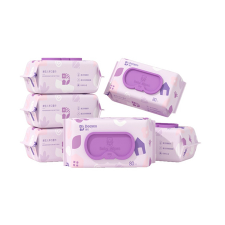 88VIP：德佑 婴儿手口湿巾 80抽*6包