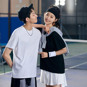 太平鸟 纯色T恤休闲情侣T恤