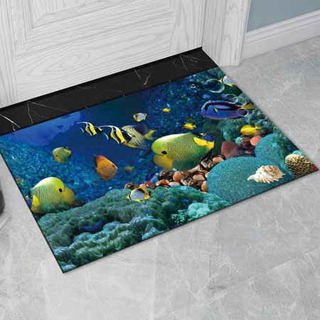 玉康缘 家用卡通地垫 50*80cm （送40*60cm一片）