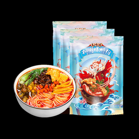 美味螺 螺蛳粉 柳州正宗螺丝粉300g*3袋
