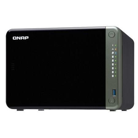 QNAP 威联通 TS-653D 6盘位 NAS存储 黑色 (J4125、4GB)