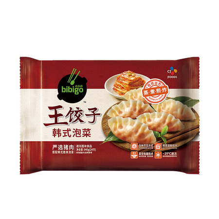 88VIP、有券的上：bibigo 必品阁 韩式泡菜王饺子 840g