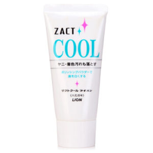 PLUS会员：LION 狮王 ZACT 去烟渍冰爽牙膏 130g