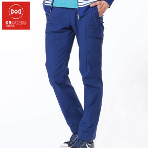 清仓0.6折 地球科学家 男棉感修身透气休闲裤