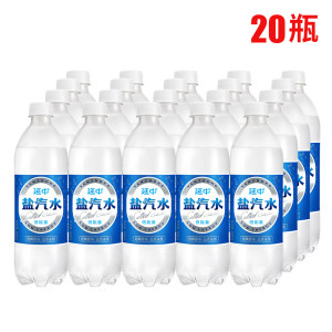 上海老牌 延中 盐汽水 600ml*20瓶 咸味碳酸饮料饮