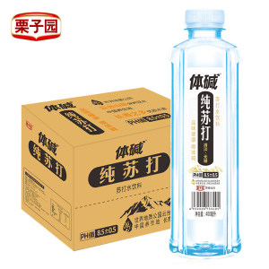 栗子园 无气无糖 弱碱性苏打水 400ml*15瓶