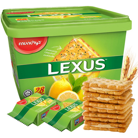 88VIP：munchy's 马奇新新 力士夹心饼干 柠檬黄油味 532g