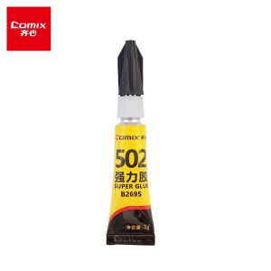 PLUS会员：Comix 齐心 B2695 502胶水 3g 单支装