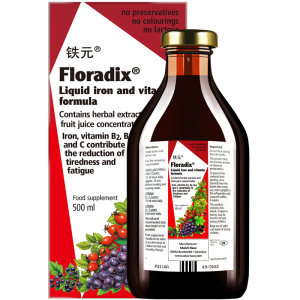 德国原装进口 莎露斯 Salus 铁元 红瓶升级版 500ml 补铁补气血