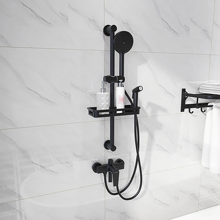 ARROW 箭牌卫浴 AE3220A 黑色简易花洒套装