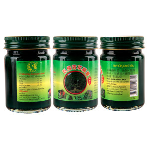 泰国直邮 卧佛 加强版青草药膏 50g*3+20g 驱蚊止痒/舒缓酸痛/提神醒脑