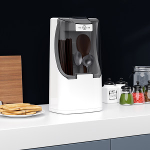 lancana 紫外杀菌 免打孔壁挂式筷子消毒筒