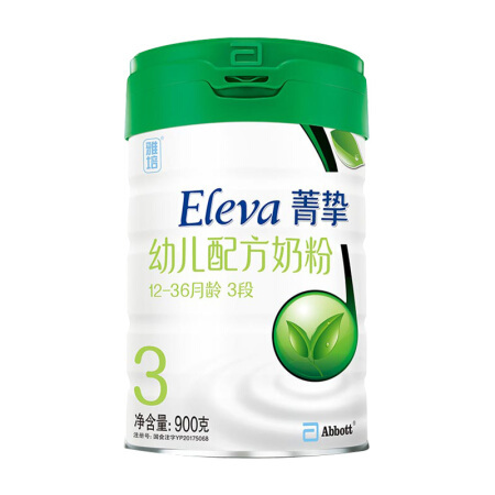 88VIP：Eleva 菁挚 有机婴幼儿配方奶粉 3段 900g