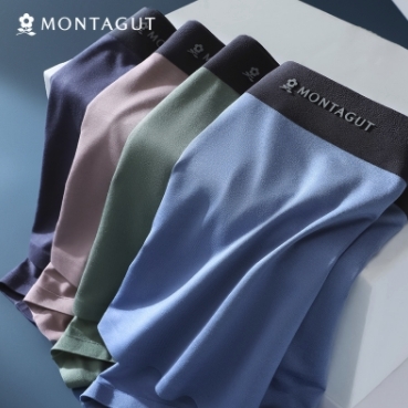 上次卖爆：MONTAGUT 梦特娇 M030X210006 男士内裤 4条装
