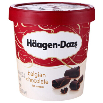 PLUS会员：Häagen·Dazs 哈根达斯 比利时巧克力口味 冰淇淋 473ml