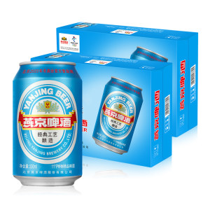 燕京啤酒 11度清爽黄啤酒
330ml*24听*2箱