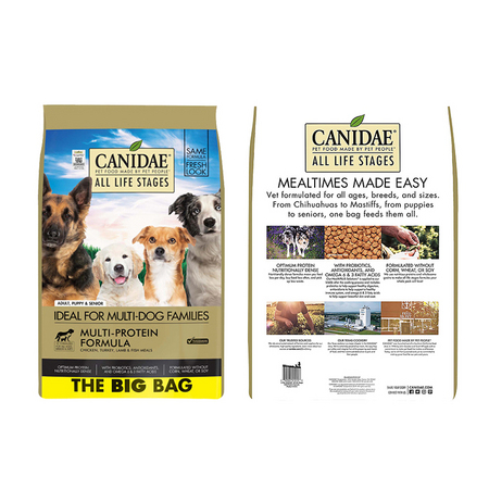 临期品：CANIDAE 卡比 4种肉配方全犬粮 44磅