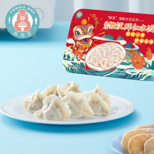 福迪宝 微波免煮 虾仁水饺 280g*4盒
