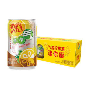 维他vita 气泡柠檬茶 200ml*12罐/箱