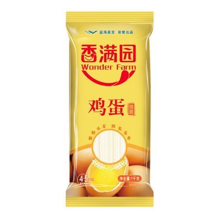 金龙鱼 鸡蛋面麦芯挂面 1000g