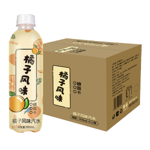 秋林 东北汽水 大白梨/橘子风味 350ml*12瓶