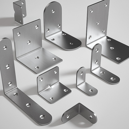 八鹰 不锈钢直角固定器 20*20*16mm 10个装 送螺丝刀