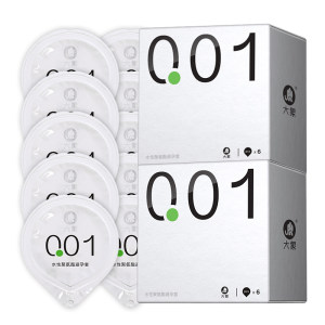 大象 超薄自由 001 玻尿酸避孕套 12只 45.4元包邮