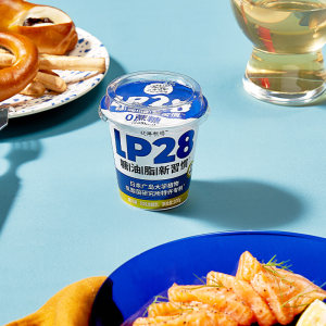 日本广岛大学研制 北海牧场 0蔗糖 专利LP-28乳酸菌减肥酸奶 100g*18杯