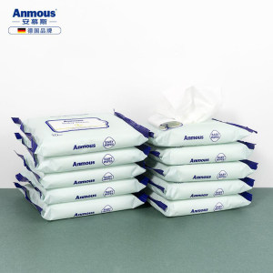 德国 安慕斯 手口专用 婴儿加厚湿巾 10抽*10包 一张即一条小毛巾 19.9元包邮