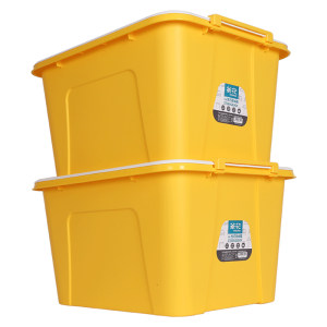 茶花 家用收纳箱 58L*2个