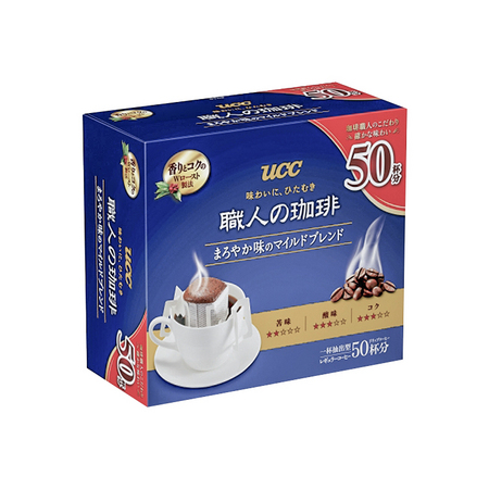 UCC 悠诗诗 滴滤式职人咖啡粉 50袋