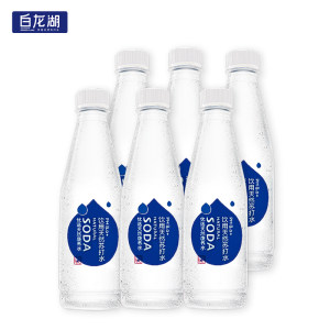 白龙湖 天然弱碱性 苏打水 350ml*6瓶