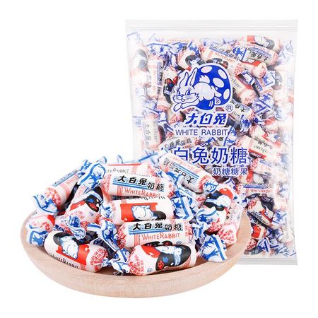 再降价：WHITE RABBIT 大白兔 奶糖 经典原味 500g