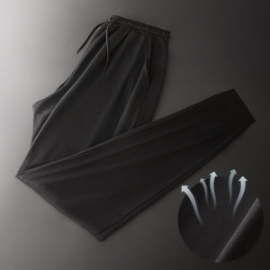 堡利欧 男士休闲直筒冰丝裤 2条 39.9元包邮 需拍2件