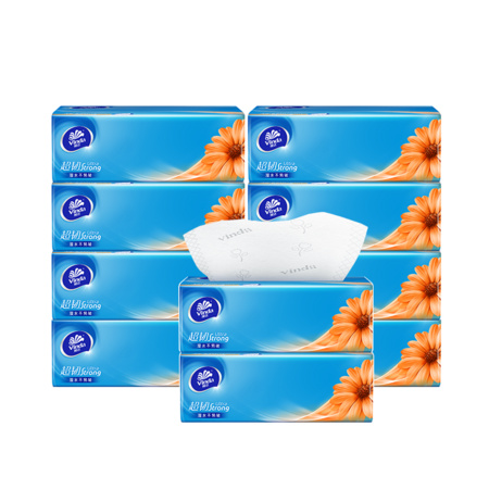 Vinda 维达 抽纸 3层100抽10包133mm*195mm